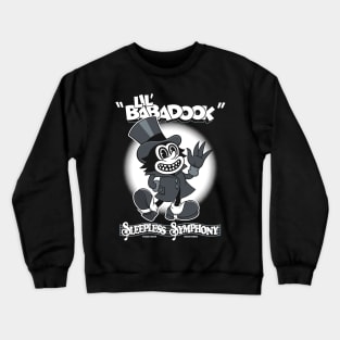 Lil Babadook - Creepy Cute Vintage Cartoon Horror - Rubberhose Crewneck Sweatshirt